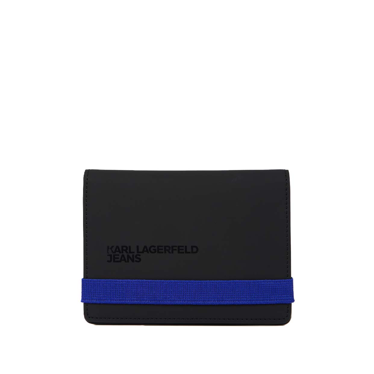 Coated Passport Holder -Black