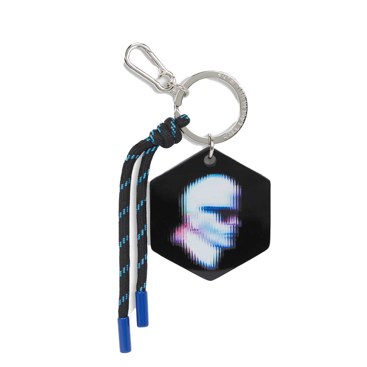 Karl Graphic Keychain -Black