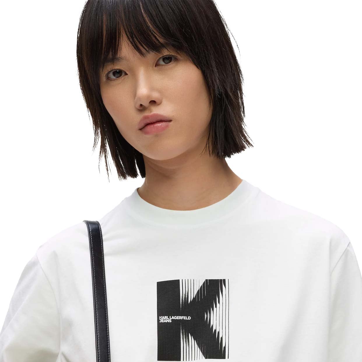 K Artwork T-Shirt -White - Image 3