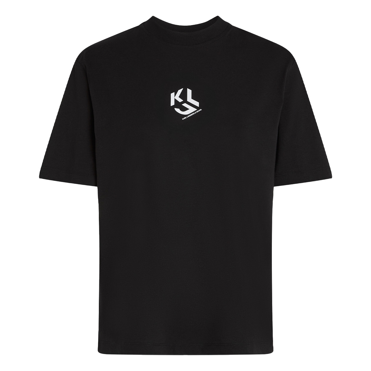 Regular-Fit Monogram T-Shirt -Black