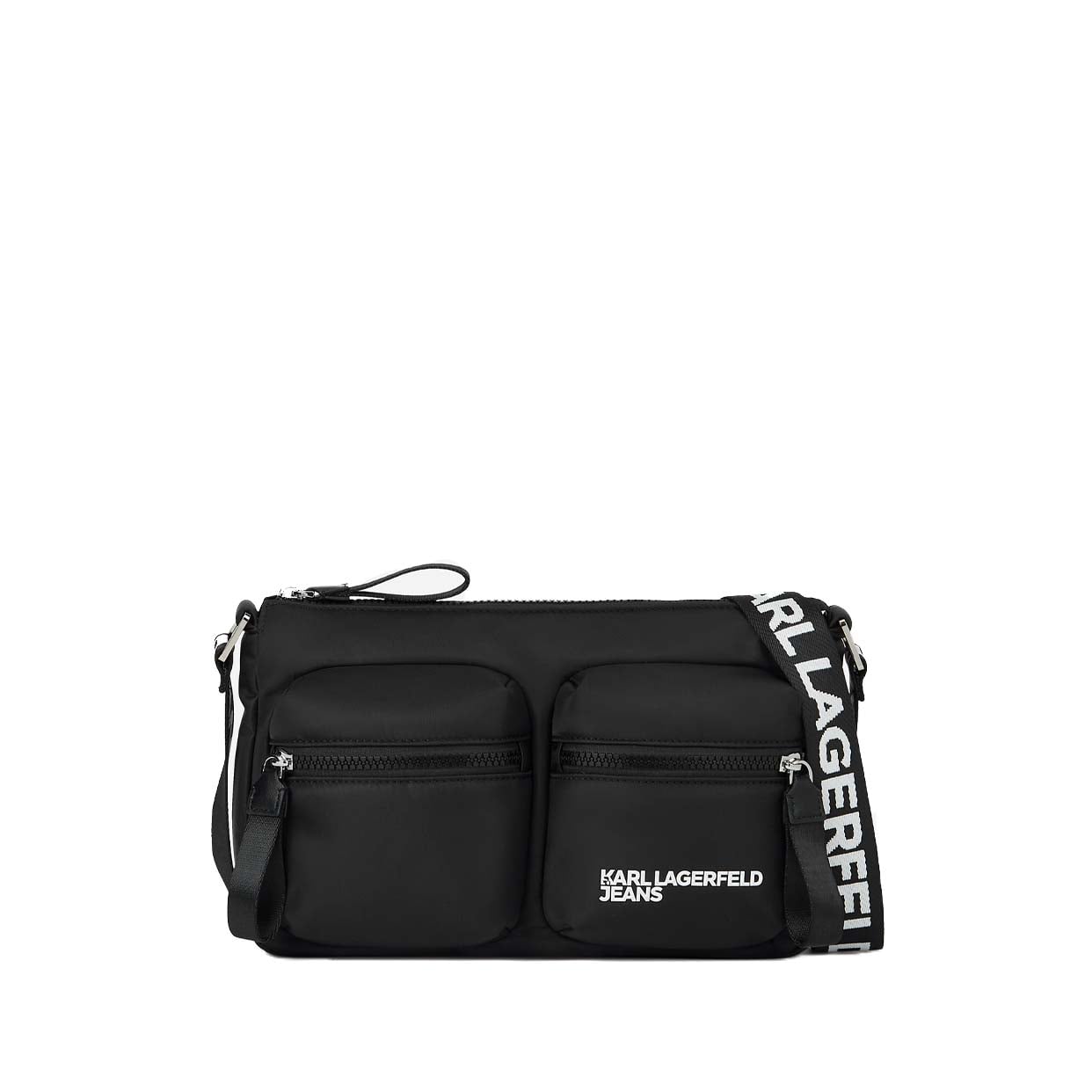 Essential Nylon Crossbody -Black