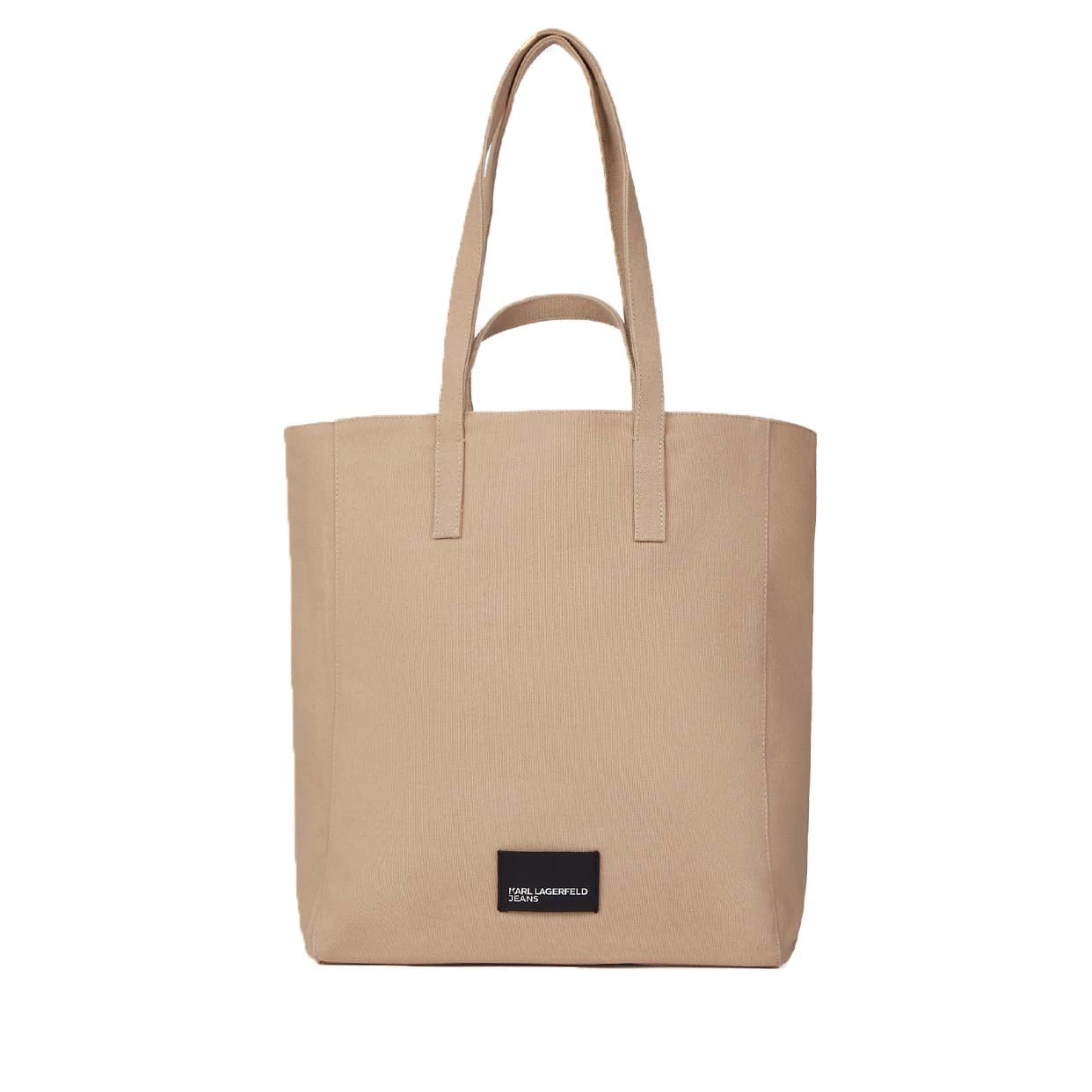 Logo Shopper Bag -Beige