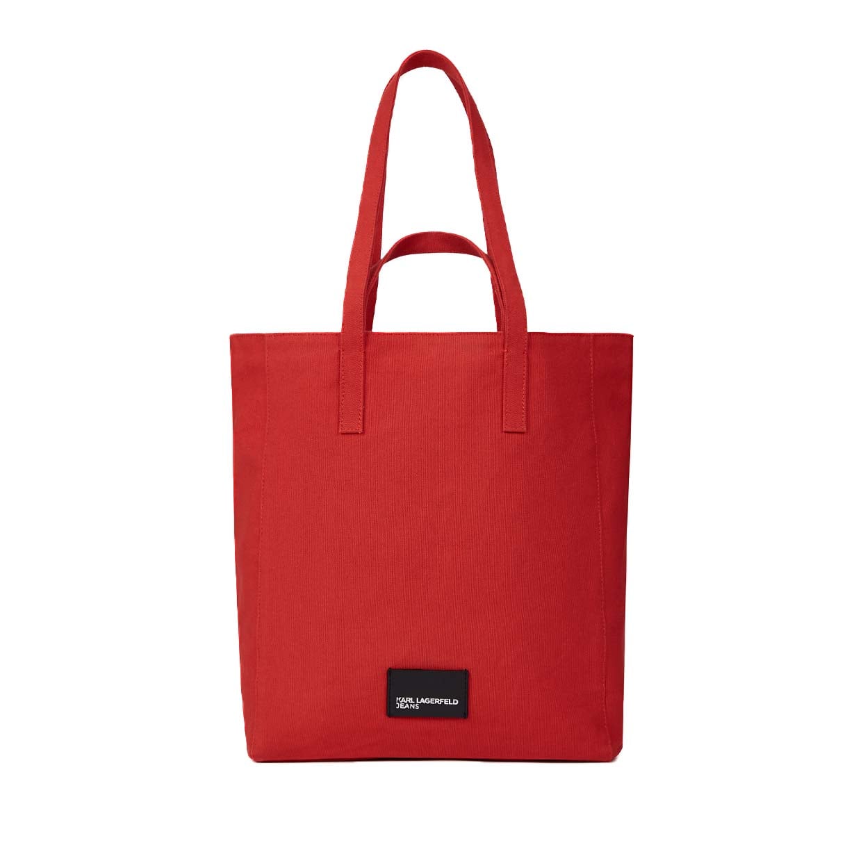 Logo Shopper Bag -Red