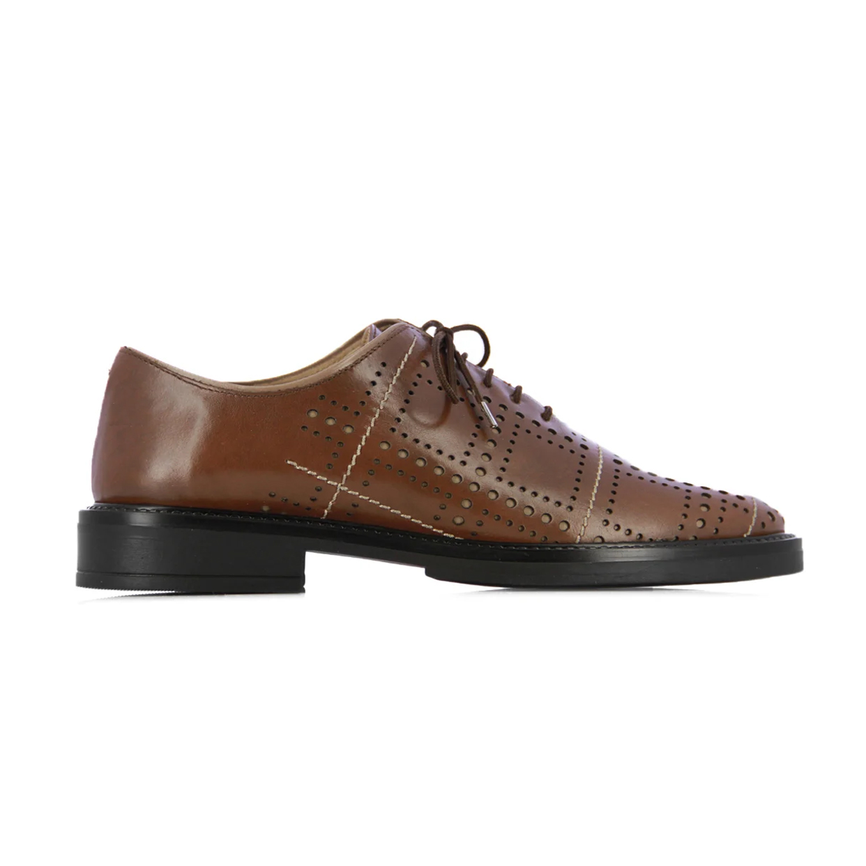 Timeless Leather Lace-Ups -Chocolate Brown