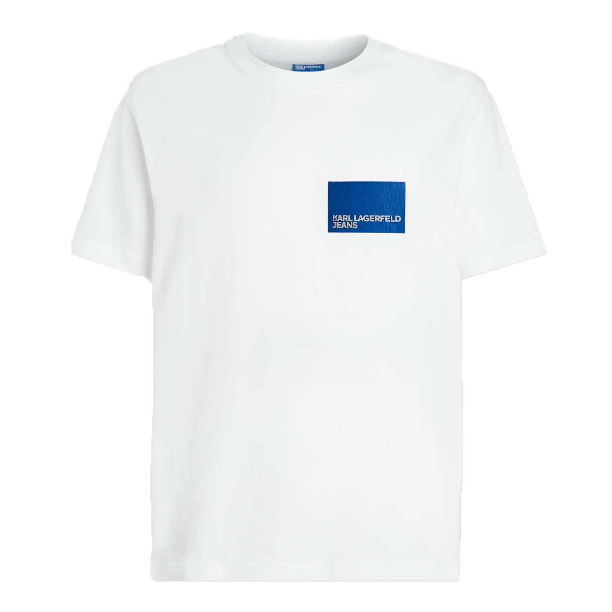 Reg Ss Box Logo Tee -White