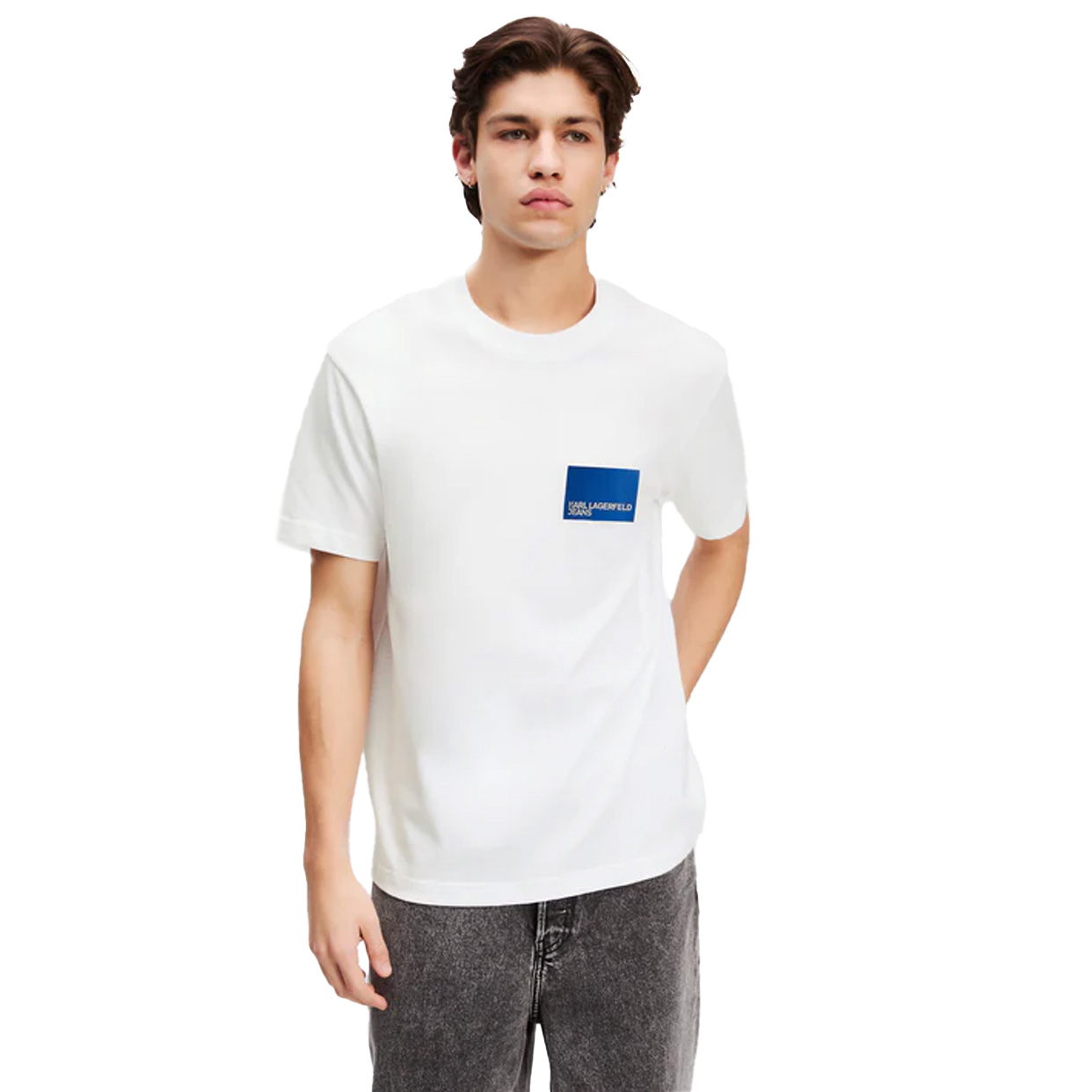 Box Logo Tee -White - Image 5