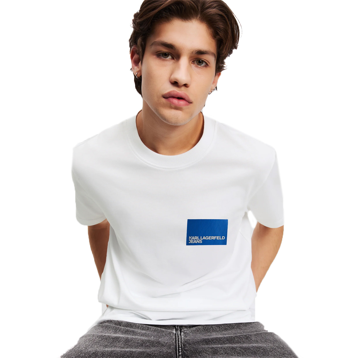 Box Logo Tee -White - Image 2