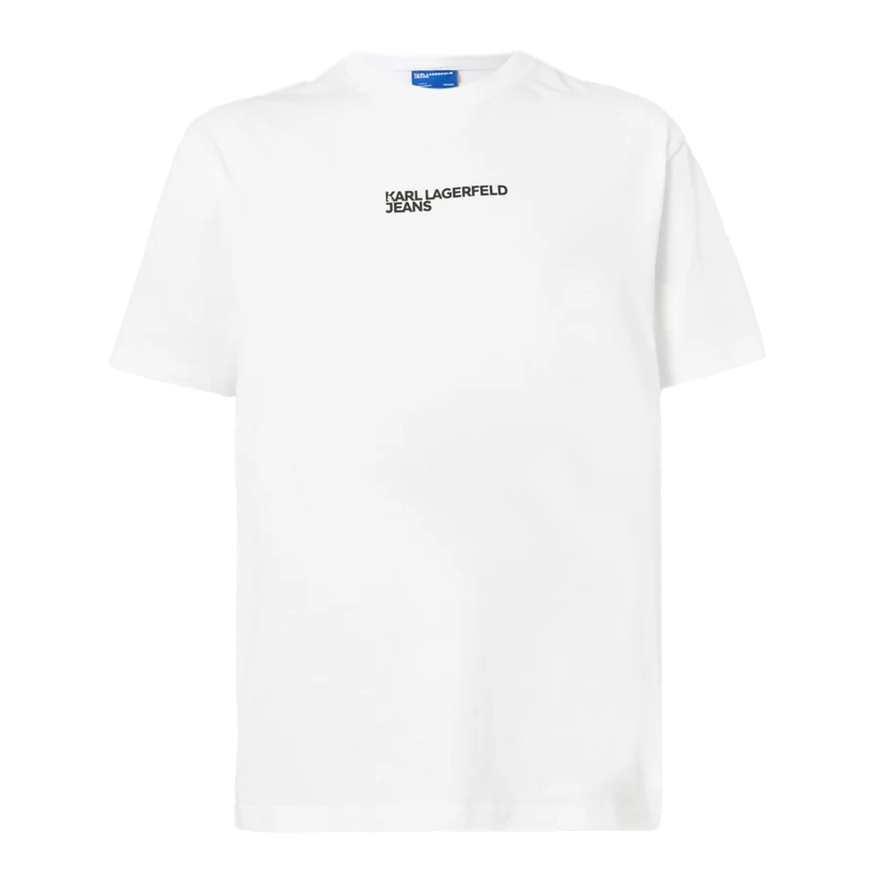 Reg Ss Letters Tee -White