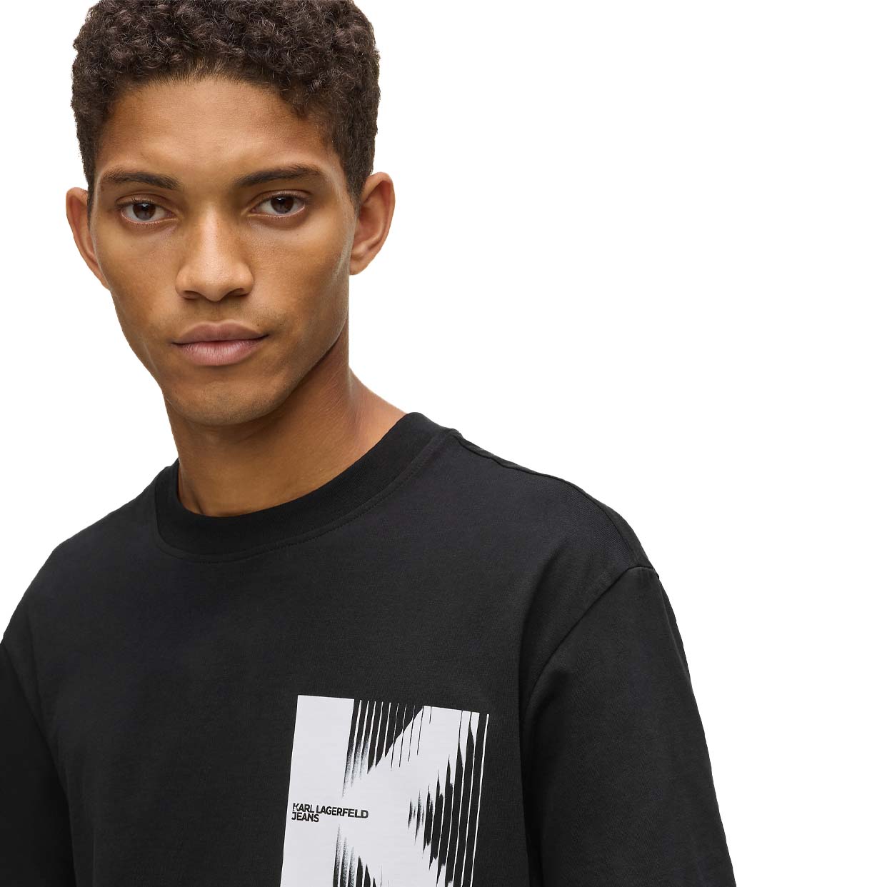 K Artwork T-Shirt -Black - Image 3