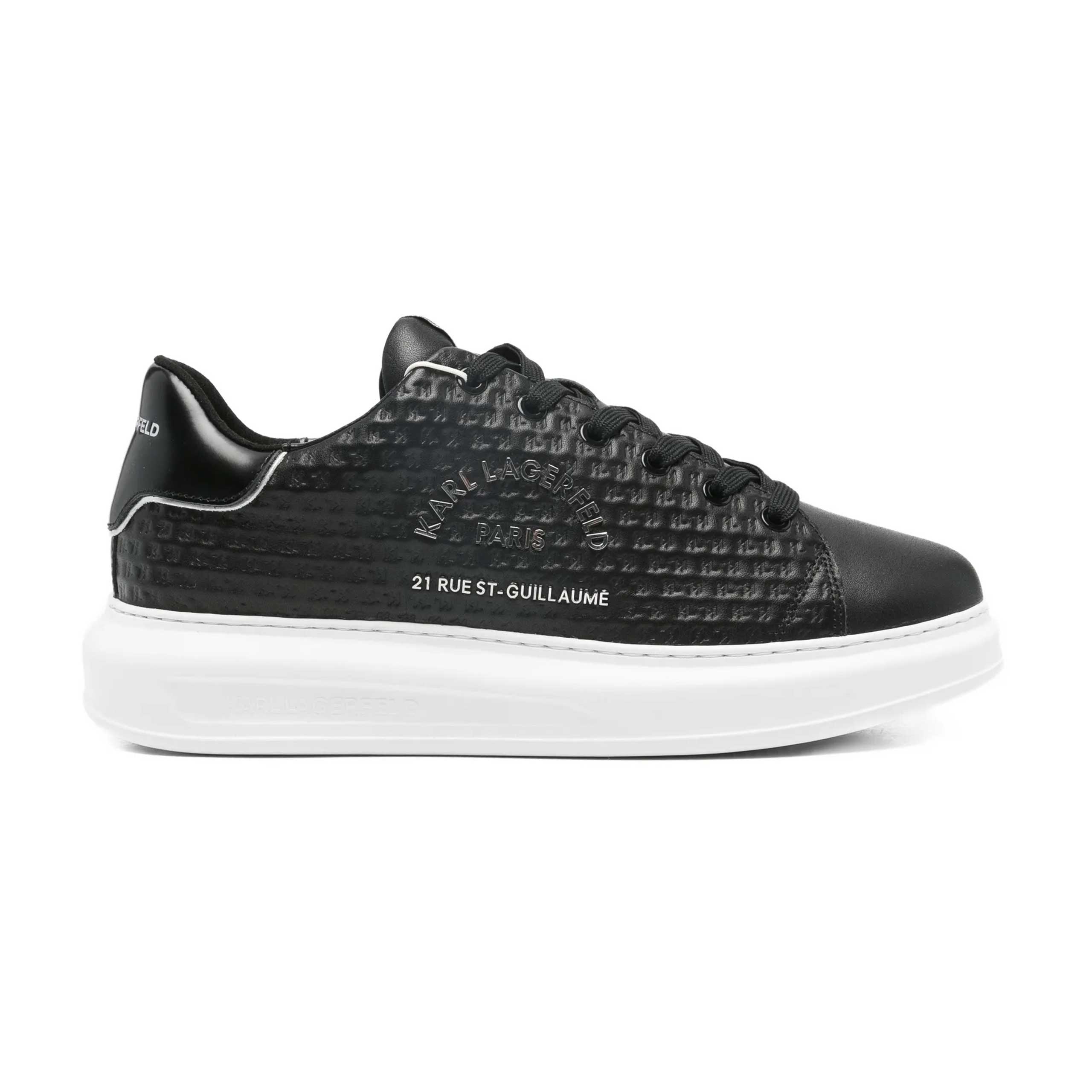 Kapri Microgram Lo Sneaker -Black