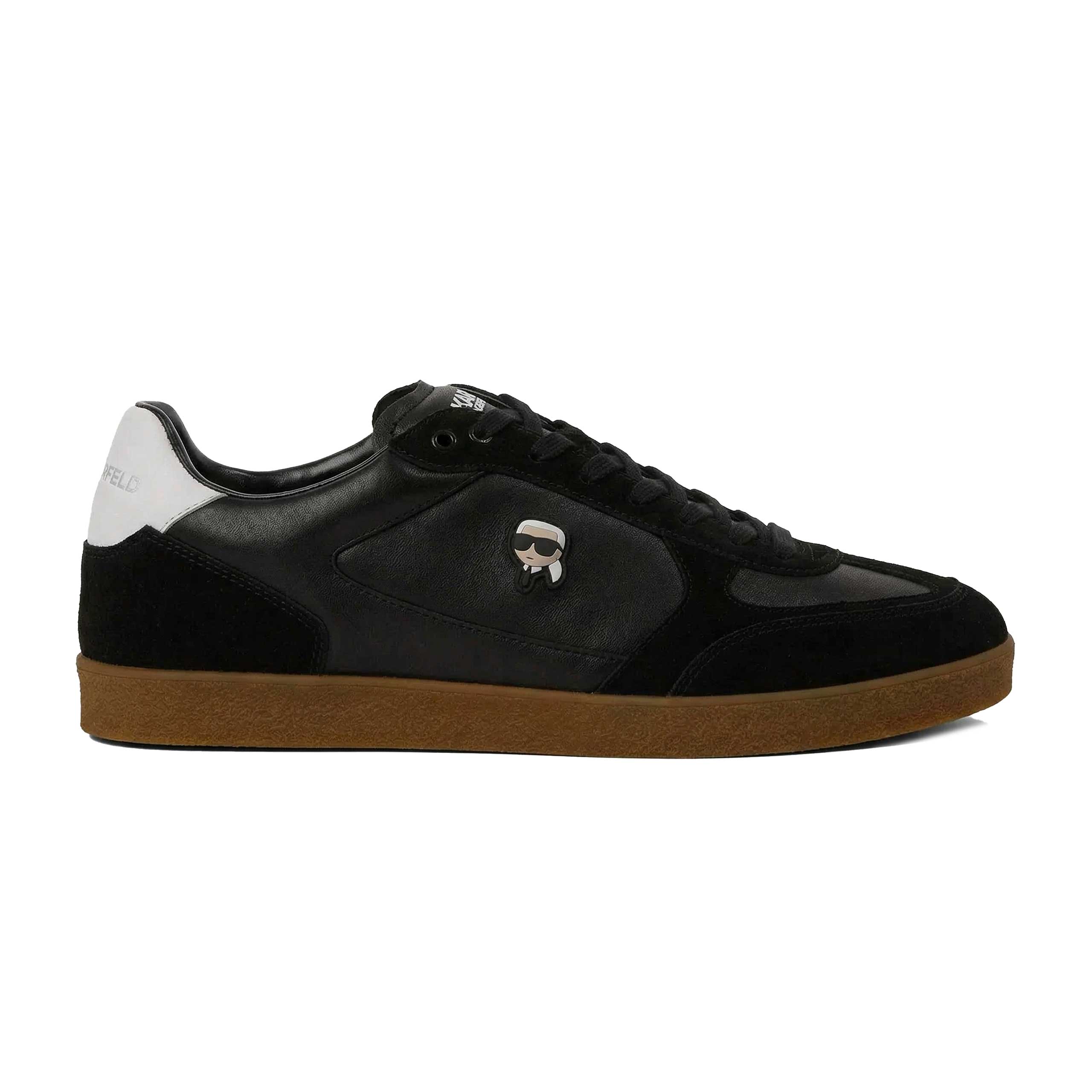 Kandidate Nft Lo Lace Sneaker -Black Leather/Suede