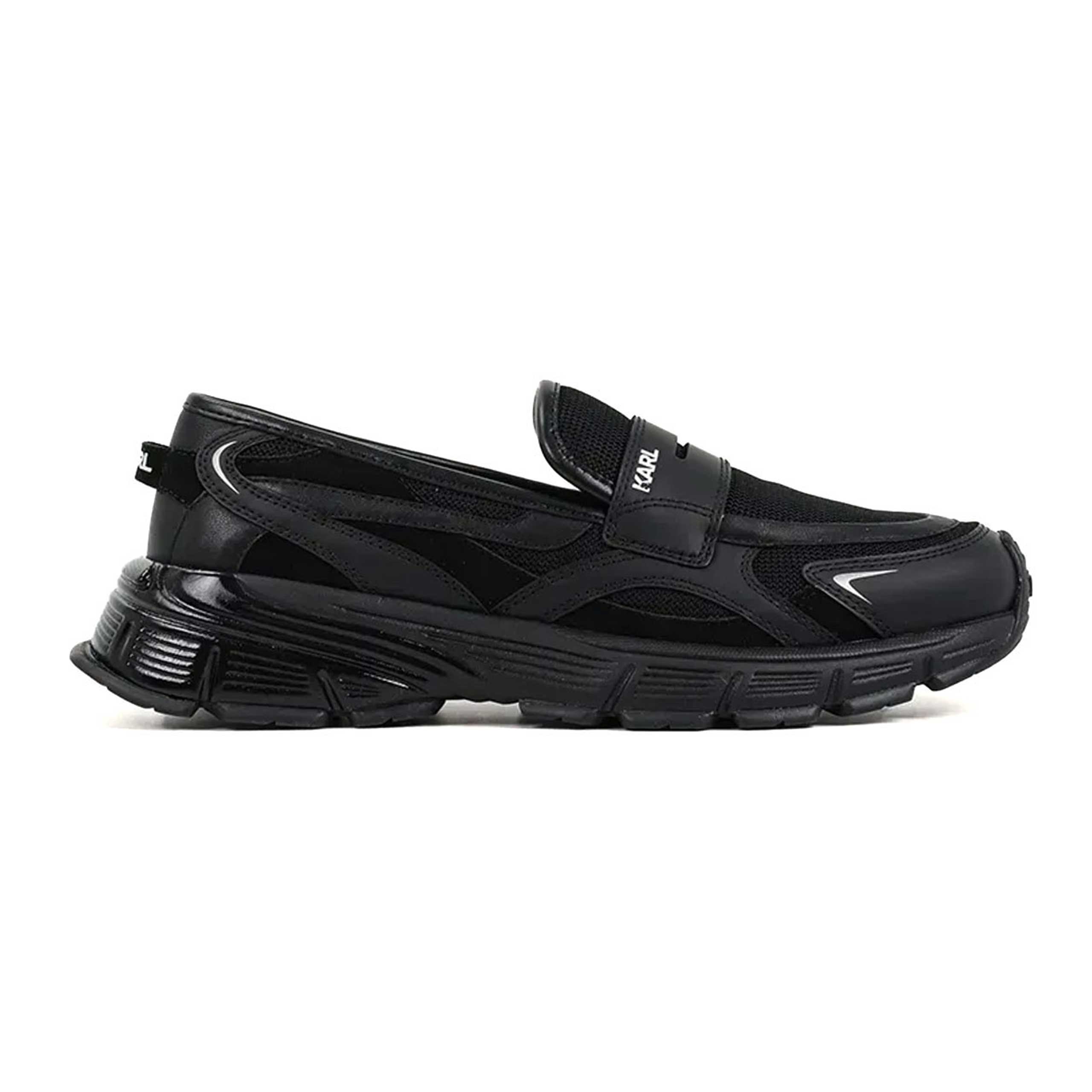 Orion Lthr Mix Loafer -Black
